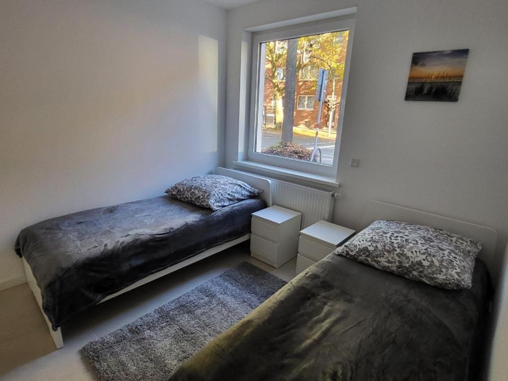 Monteurzimmer Mit Zwei Einzelnen Betten In Einer 3Zi Wohnung Mit Kueche Und Bad Osnabrueck Exterior photo
